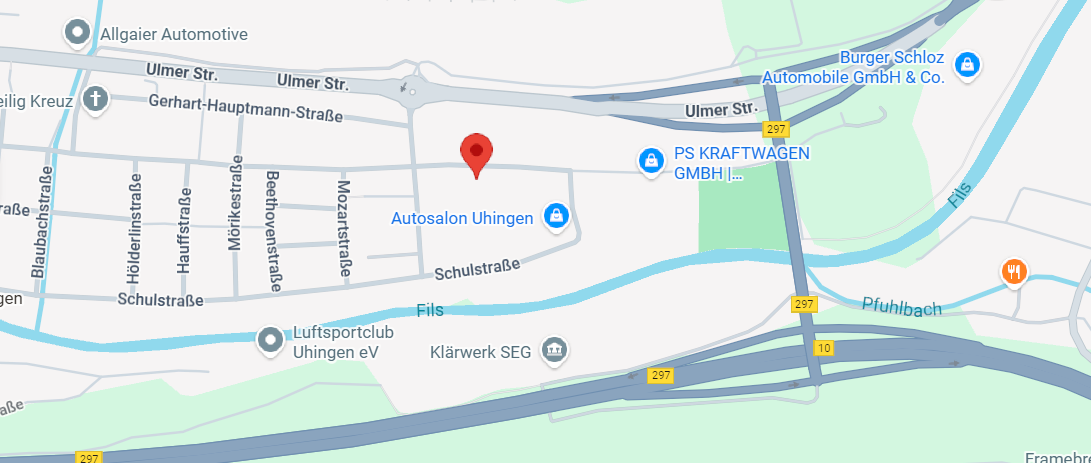 Karte Nice Racket Club Uhingen im Landkreis Göppingen